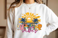 Summer Vibes PNG sublimation |Beach & Summer PNG T-Shirt Product Image 6