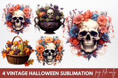 Vintage Halloween Sublimation Clipart Product Image 1