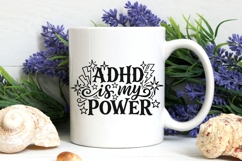Adhd Is My Power Svg, Mental Health Svg, Adhd Mom Svg. Product Image 6