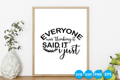Sarcastic quotes SVG Design, Funny quotes svg design Product Image 5