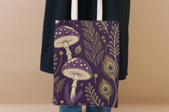 Maximalist Mushroom Tapestry Regal Pattern, Seamless Pattern Product Image 5