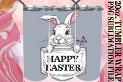 Bright reflections 20oz tumbler wrap, Easter Animals Product Image 1