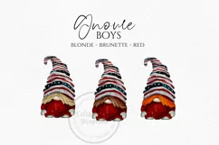 Patriotic Gnomes With Baby | Watercolor PNG Clipart Product Image 3