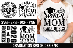 Graduation SVG Design - She believed she could so she did Product Image 1