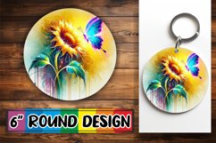Cozy Circle Ornaments for Kids, Butterfly Product Image 1