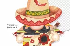 cinco de mayo watercolor png, Mexican Holiday PNG Product Image 4