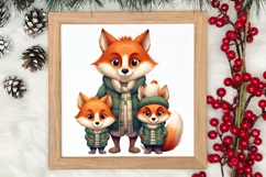 Christmas Family Animals Sublimation Clipart, Christmas PNG Product Image 4