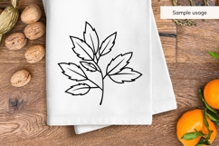 Hand Drawn Autumn Leaf Branch SVG Product Image 5