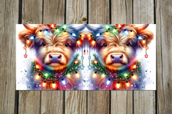 Christmas cow &amp; garland | 4 Sublimation Mug design PLUS Product Image 5