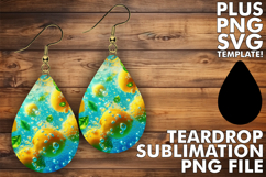 Playful teardrop EARRINGS Art, 3D Fruits Product Image 1