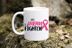 My mom is a fighter, Ribbon svg, Cancer svg, Product Image 4