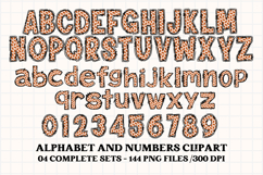 Thanksgiving Alphabet clipart, thanksgiving letters doodle Product Image 5