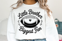 Little Brother Biggest Fan Svg | Game Day Svg | Shirt Svg Product Image 5