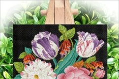 Vintage Cross Stitch Scheme Spring flowers Product Image 8