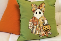 Retro Groovy Ghost Png, Halloween Ghost Png, Boho Ghost Png. Product Image 5