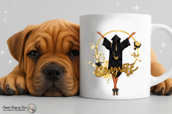 Afro-american Girl Graduation PNG Congrats Grad Glam Design Product Image 6
