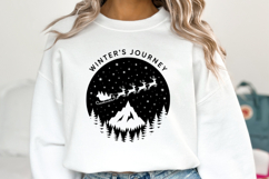 Winter&#039;s Journey Svg | Christmas svg | Shirt Svg Product Image 5