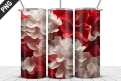 Flowers Tumbler Wrap | Sublimation Design | Tumbler PNG Product Image 1