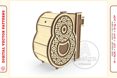 18th anniversary gift box for 0.7ml 0.5ml laser cut Ver.109 Product Image 5