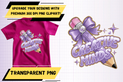 Cute PNG Design for Custom Tote Bags , Back To School Product Image 1