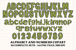 Christmas Alphabet png clipart, christmas letters doodle Product Image 5