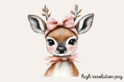 Boho Nursery Baby Clipart PNG Product Image 1