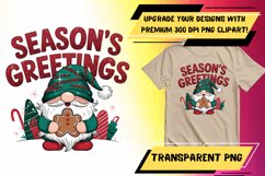 Artful PNG Sublimation for T-Shirt Designs , Gnome Product Image 1