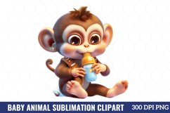 Baby Animal Sublimation Clipart Product Image 1