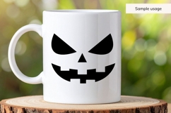Creepy Laughing Jack O Lantern Face SVG Product Image 5