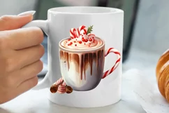 Christmas Drink Clipart Sublimation, Christmas PNG Product Image 5