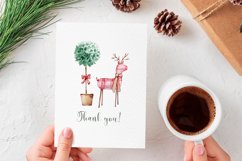Watercolor Christmas Clipart, Merry Christmas Product Image 5