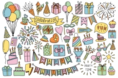 Birthday Party Clipart Product Image 2