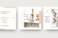 Food instagram templates for Canva. Nutrition Instagram Tem Product Image 5