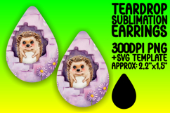 Elegant Teardrop Design for Crafting , Animals In Wall Product Image 1