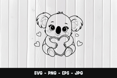 kawaii cute koala svg design Product Image 1