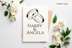 Wedding Rings SVG Bundle | 10 Ring Designs | PNG DXF Product Image 5