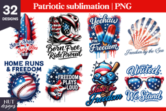 Patriotic quote, 4th of July sublimation Cowboy Eagle Proud Product Image 5