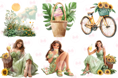 Summer Vibes Clipart - 27 Png Bundle Product Image 2
