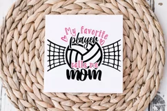 Volleyball mom svg, SVG files for cricut, laser cut files Product Image 4