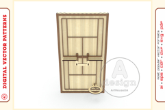 Tennis Racket Wall Mount Laser Cut File Display Holder Product Image 5