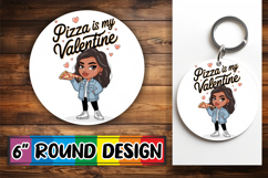 Radiant Round Car Coaster Design, Love Woman Product Image 1