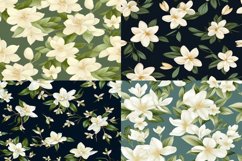 Boho Jasmin Seamless Pattern - 300DPI Product Image 5