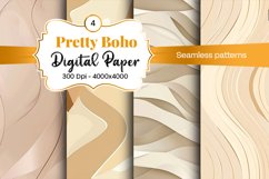 Boho digital paper Seamless backgrounds Product Image 2