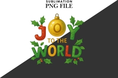 Joy to the world png design for T-shirts Product Image 2