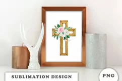 Floral cross Png clipart Product Image 5