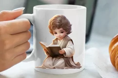 Christmas Baby Jesus Watercolor Clipart, Christmas Baby Jesu Product Image 5