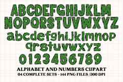 St patrick alphabet png clipart, st patrick letters doodle Product Image 5