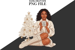 Christmas motivational women png design for T-shirts Product Image 2