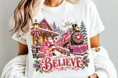 Vintage Santa Christmas PNG, Christmas Sublimation Product Image 5