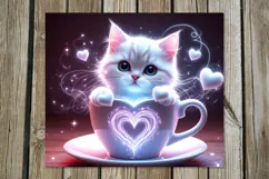 Valentine cat | 4 love Skinny tumbler designs Product Image 5